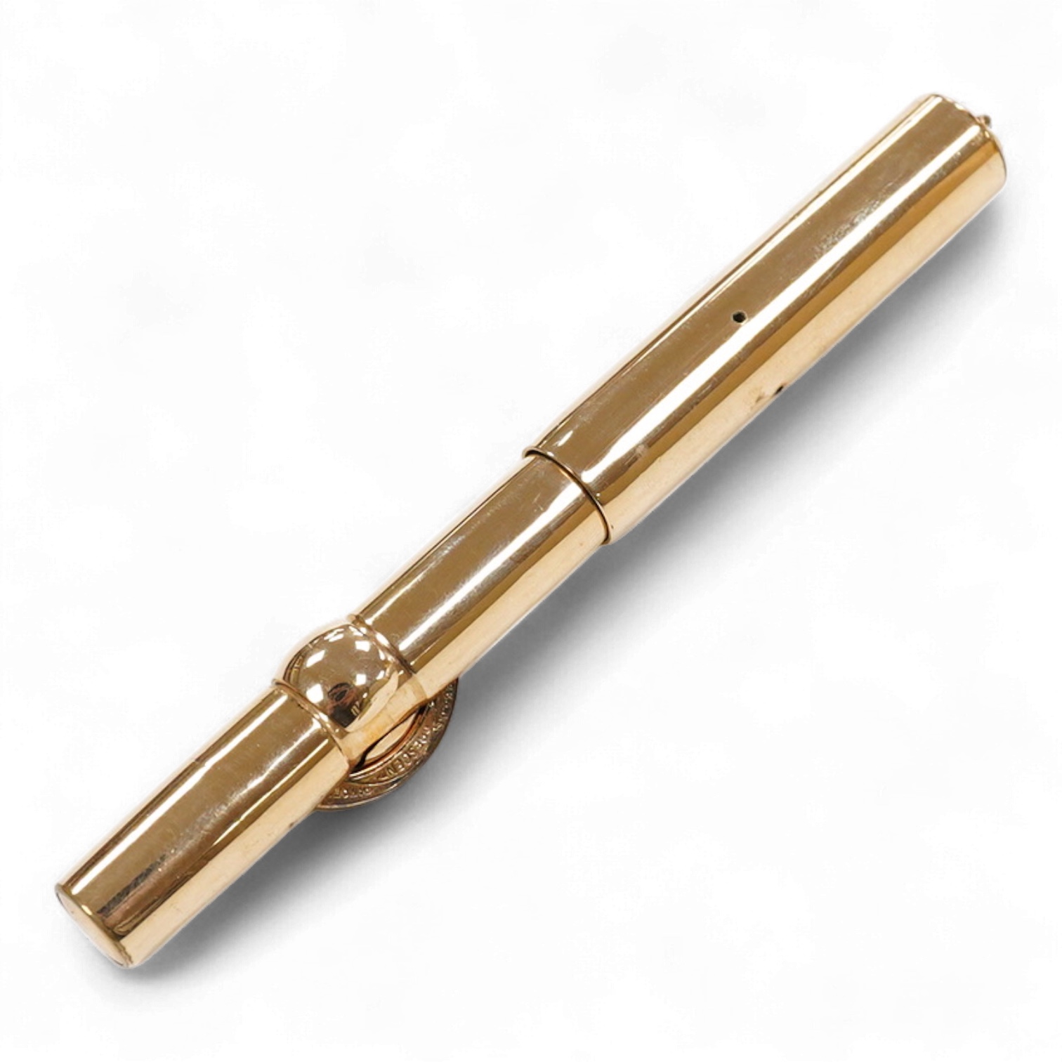 A Conklin gold filled crescent filler with Conklin No. 3 Toledo nib
